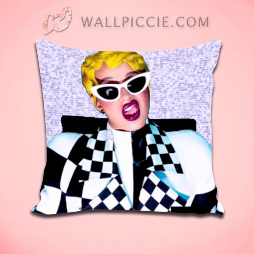 Cardi B Rapper Throw Pillow Cover