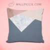 Elegant Marble Rose Gold Decorative Pillow Cover