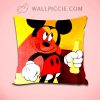 Funny Mickey Mouse Drink Coke Decorative Pillow Cover