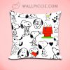 Funny Snoopy Face Decorative Pillow Cover