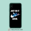 Lilo Stitch Just Do It Later iPhone Xr Case