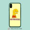 Lisa Simpson Anti Social iPhone Xr Case