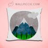 MInimalist Mountain Art Decorative Pillow Cover