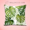 Monstera Leaf Tropical Pattern Decorative Pillow Cover