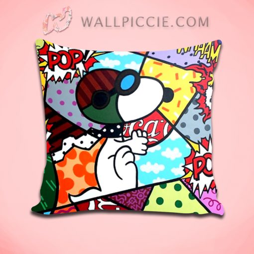 Snoopy Pop Art Decorative Pillow Cover