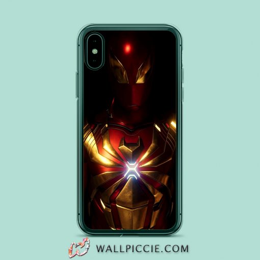 Custom Iron Spider Man Suit iPhone Xr Case