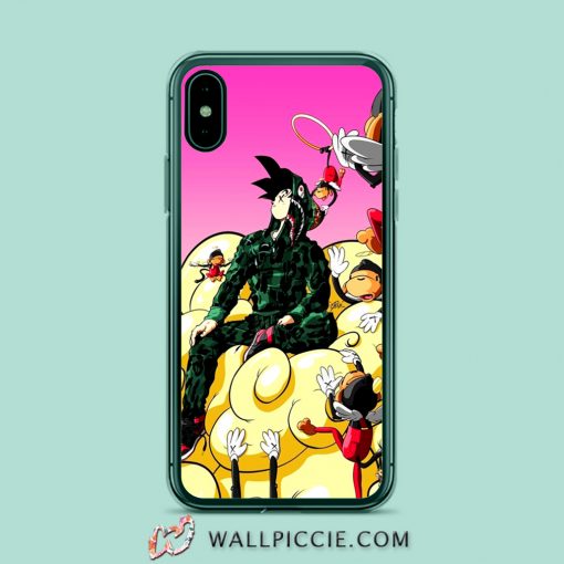 Cute Goku Uniqlo Kaws iPhone XR Case