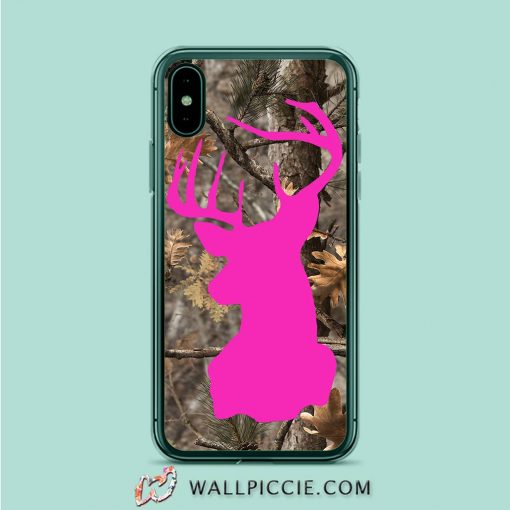 Deer On Camo iPhone XR Case