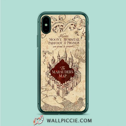 Marauders Map Harry Porter iPhone XR Case