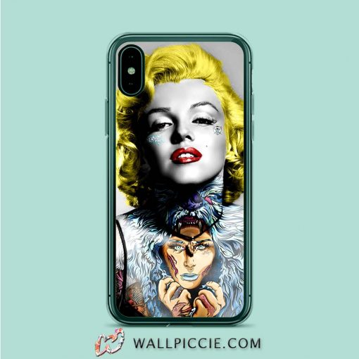 Marilyn Monroe Tattoo iPhone XR Case