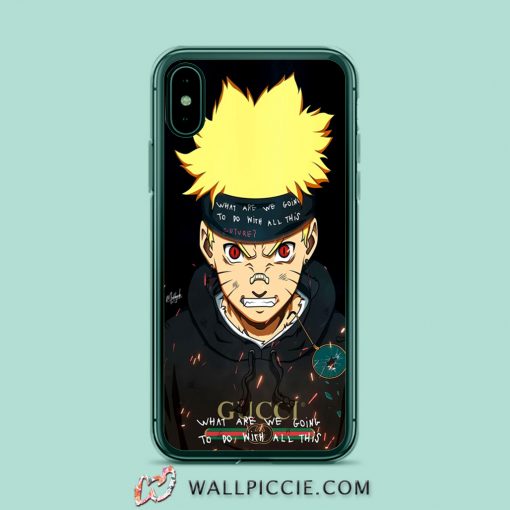 Naruto Hypebeast Style Anime iPhone XR Case