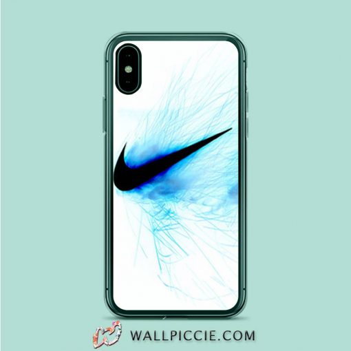 Nike Brush Blue iPhone XR Case