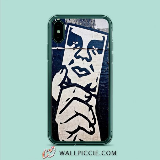 Obey Crack Wall iPhone XR Case