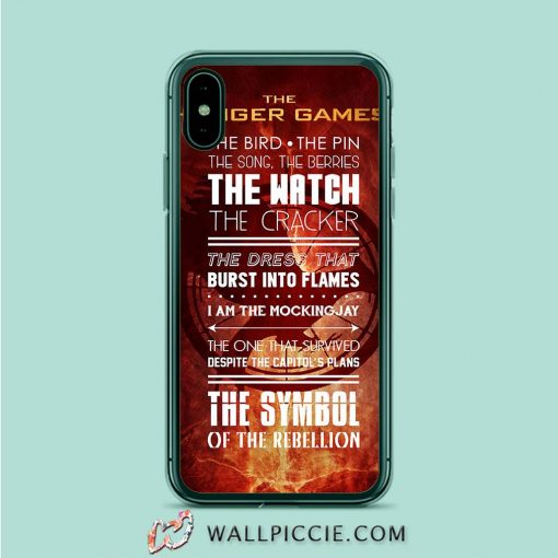 Quote Caching Fire iPhone XR Case
