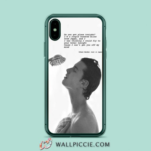 Shawn Mendes Lost In Japan Lyrics iPhone Xr Case