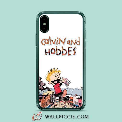 Calvin Hobbes Snow Walk iPhone Xr Case