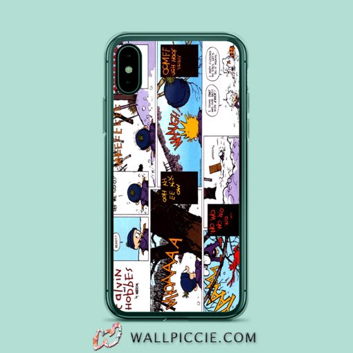 Calvin Hobbes Vintage Comic iPhone Xr Case