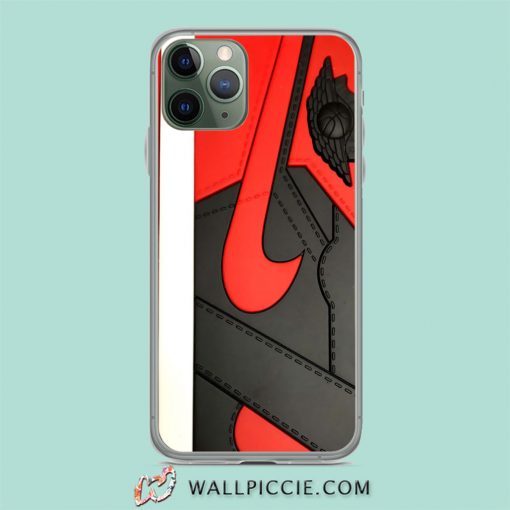 Red Jordan Air 1 iPhone 11 Case