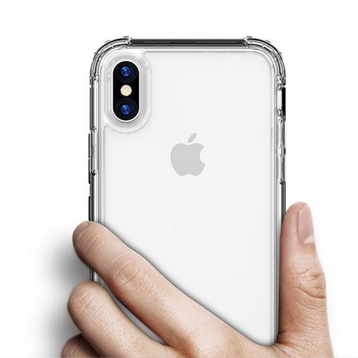 Shockproof Bumper Transparent Silicone Case For iPhone 11 X XS XR XS Max 8 7 6 6S Plus Clear protection Back Cover 4