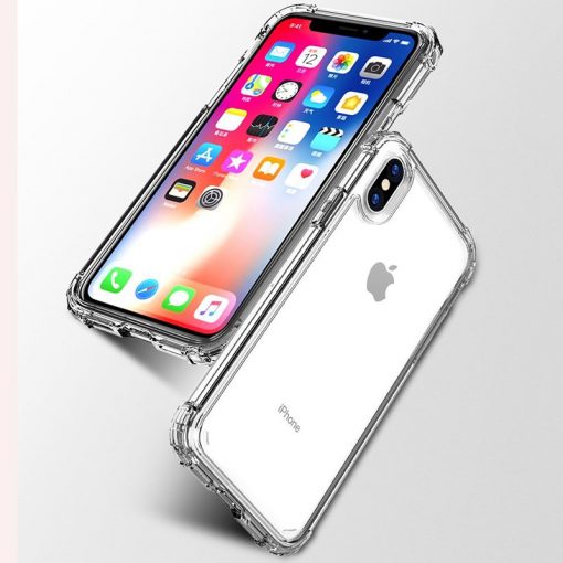 Shockproof Bumper Transparent Silicone Case For iPhone 11 X XS XR XS Max 8 7 6 6S Plus Clear protection Back Cover 3