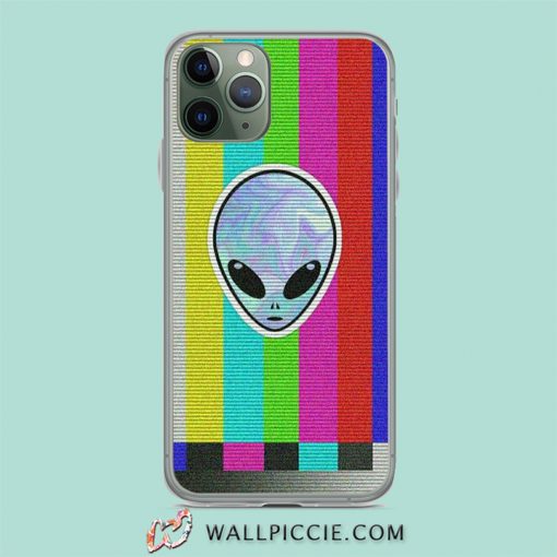 Aesthetic Alien Polaroid Color iPhone 11 Case