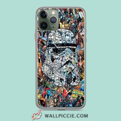 Stormtroopers Star Wars Helmet Collage iPhone 11 Case