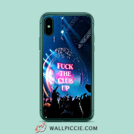 Travis Scott Fuck the Club Up iPhone XR Case