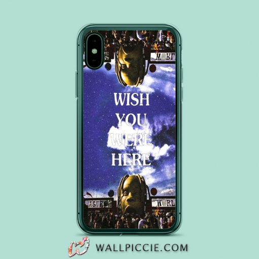 Travis Scott Wish you Were Here Live iPhone XR Case