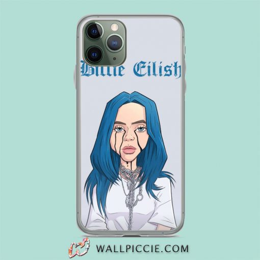 Billie Eilish Black Tears iPhone 11 Case