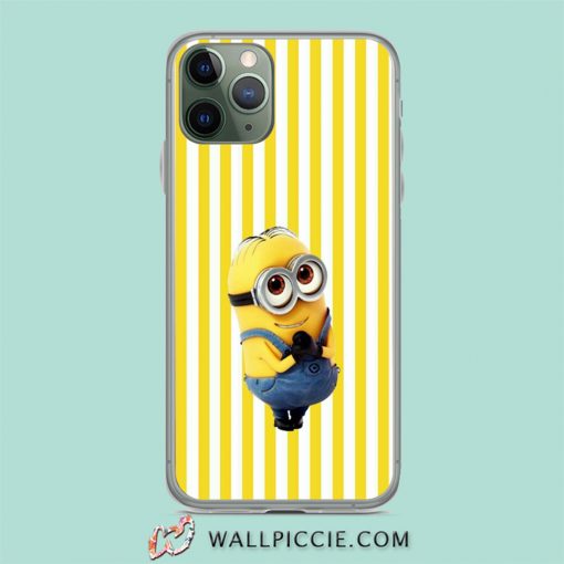 Cute Minion Smile Face iPhone 11 Case