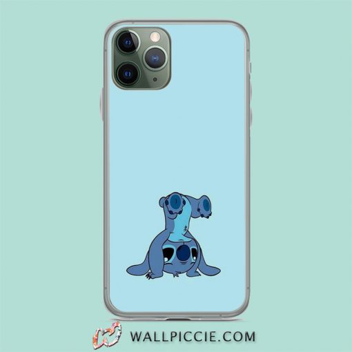 Funny Stitch Jump iPhone 11 Case