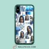 Billie Eilish Blue Aesthetic Meme iPhone XR Case