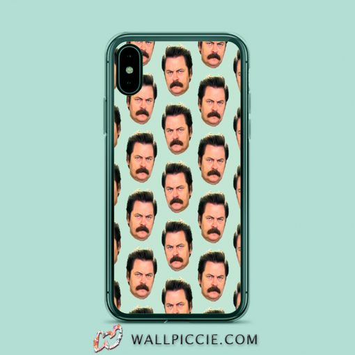 Ron Swanson Meme iPhone XR Case