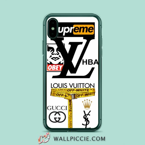 Supreme Obey Off White Collabs iPhone XR Case