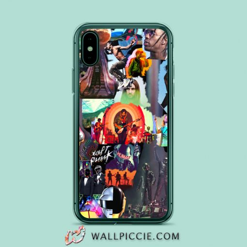 Travis Scott X Daft Punk Collage iPhone XR Case