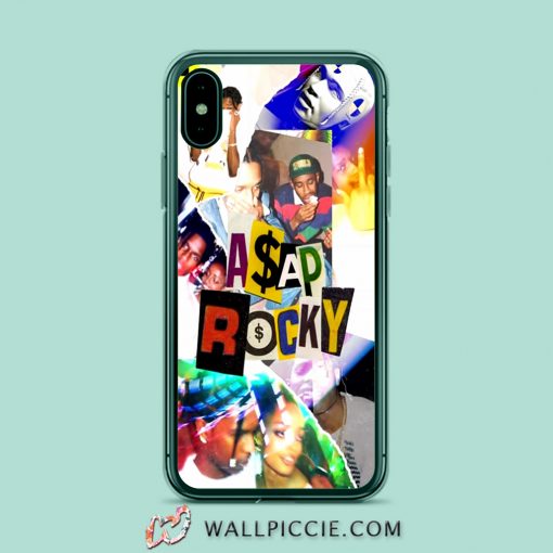 Vintage Asap Rocky Collage iPhone XR Case