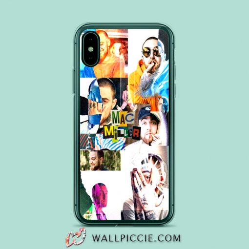 Vintage Mac Miller Collage iPhone XR Case