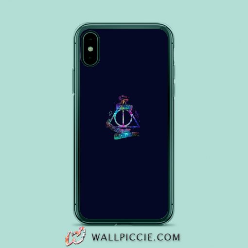 Deathly Hallows Galaxy iPhone XR Case