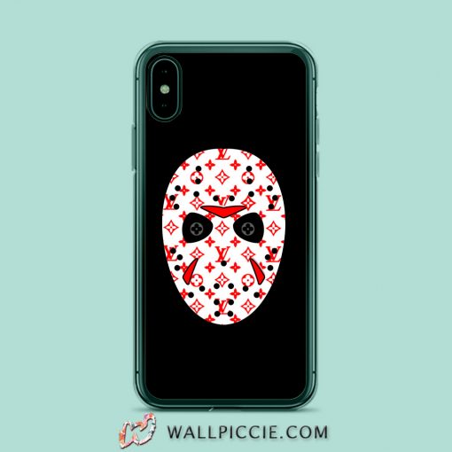 Jason Voorhees Mask Lv Monogram iPhone XR Case