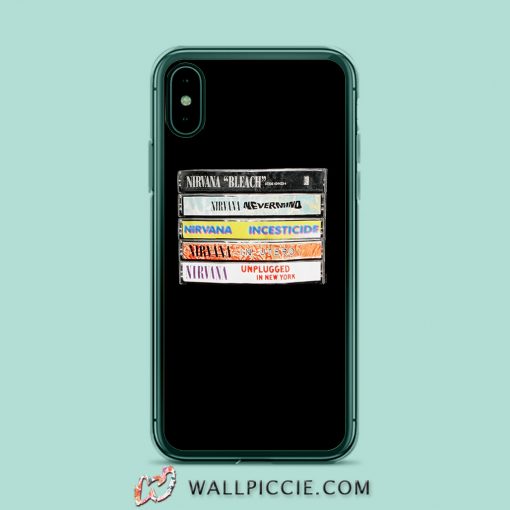 Nirvana Album Cassettes iPhone XR Case