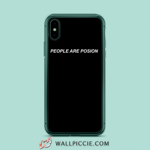 People Are Poison Rose Letter iPhone XR Case