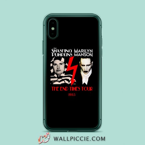 Smashing Pumpkins Marilyn Manson Tour iPhone XR Case