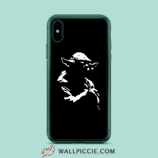 Star Wars Yoda Silhoutte iPhone XR Case