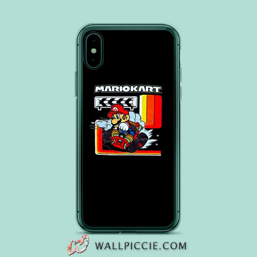 Super Mario Kart Checkered iPhone XR Case