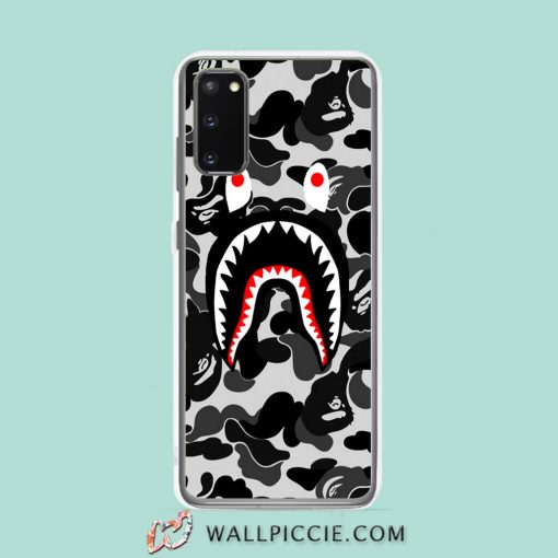 Cool Bape Shark Camo Samsung Galaxy S20 Case