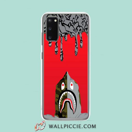 Cool Bape Shark Hooded Samsung Galaxy S20 Case