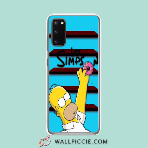 Cool Bart Donut Simpson Samsung Galaxy S20 Case