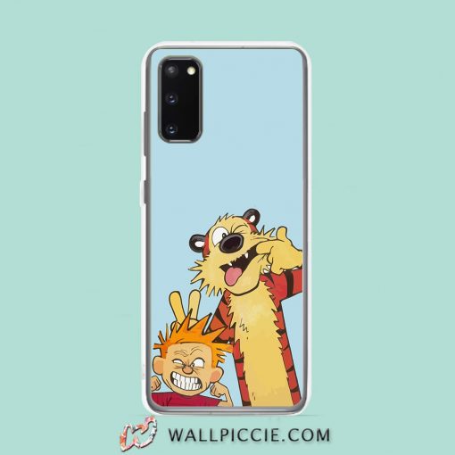 Cool Calvin And Hobbes Vintage Cartoon Samsung Galaxy S20 Case