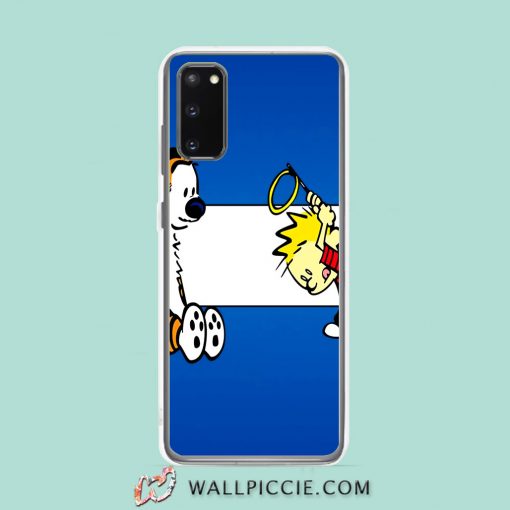 Cool Funny Calvin And Hobbes Expression Samsung Galaxy S20 Case