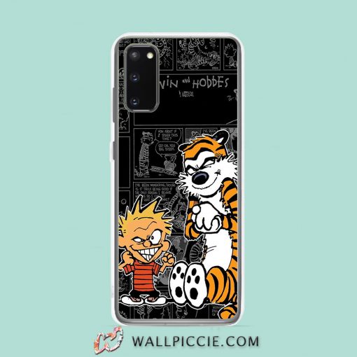 Cool Funny Calvin Hobbes Wicked Face Samsung Galaxy S20 Case